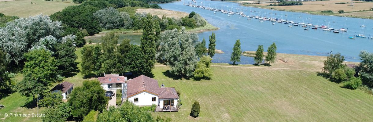 Aerial view of the Pinkmead Estate